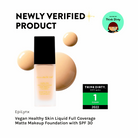 Healthy Skin Liquid Full Coverage Matte Makeup Foundation with SPF 30 EpiLynx