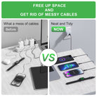 4-in-1 Braided Multi Charging Cable 6ft Top-Up - Smart charging solutions