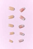 Press On Nails - 2 Set Bundle Pack of 48 Nails SO PINK BEAUTY