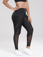 Pocketed High Waist Active Leggings Trendsi