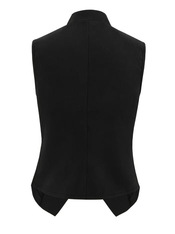 Button Up Surplice Vest Trendsi