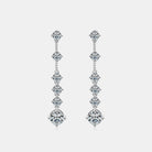 4 Carat Moissanite 925 Sterling Silver Earrings Trendsi