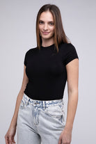 Double Layered Cap Sleeve Bodysuit HYFVE