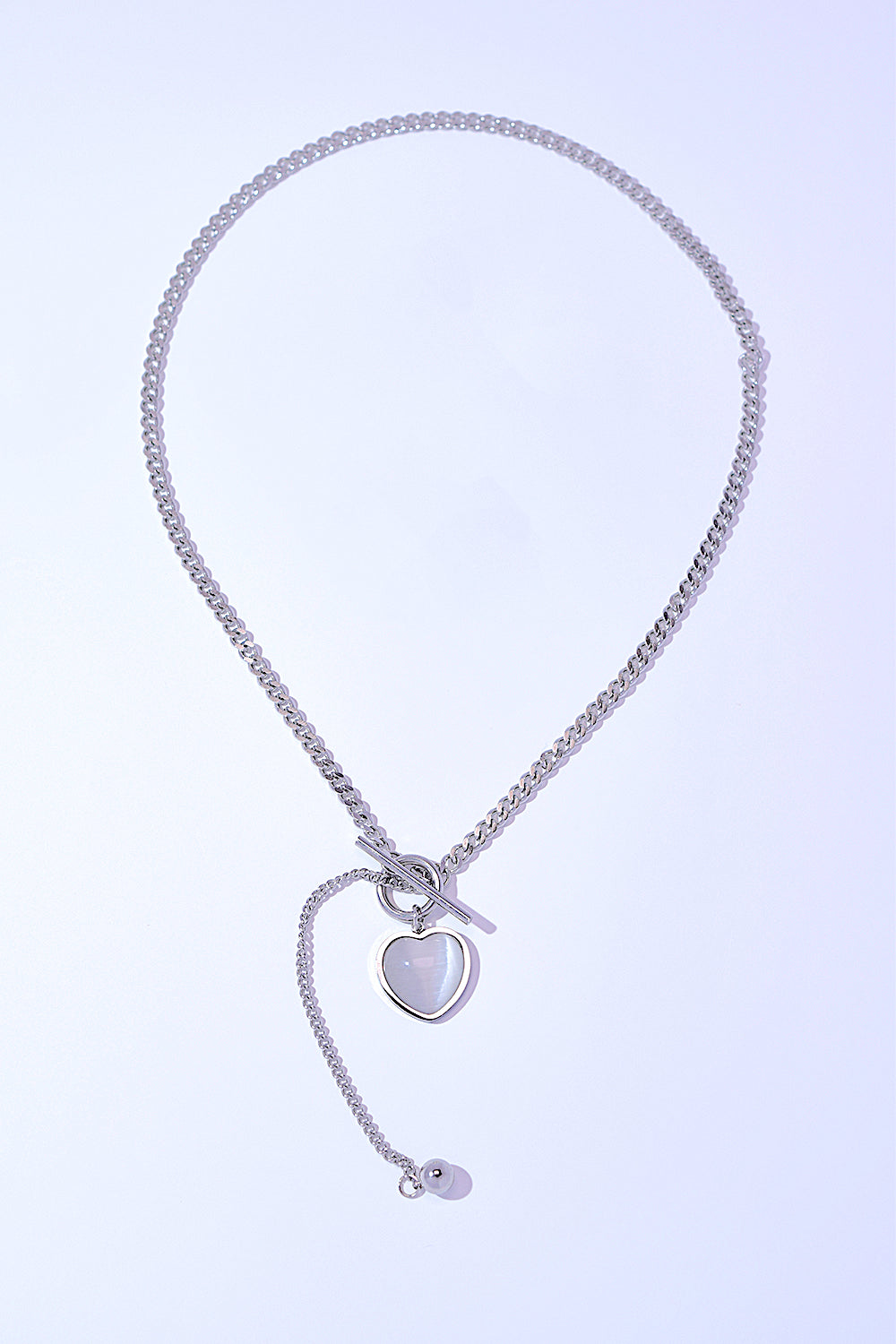 Titanium Steel Heart Necklace Trendsi