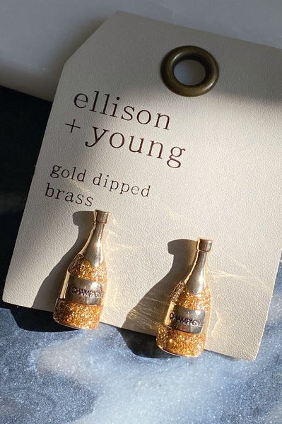 Pop The Shimmer Stud Earrings Ellison and Young