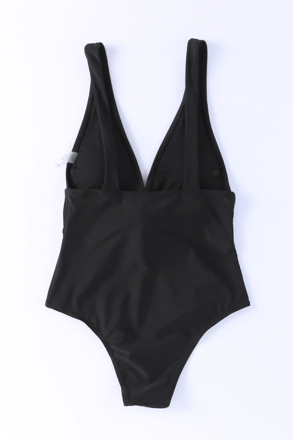 Plunge Wide Strap One-Piece Swimwear Casual Chic Boutique