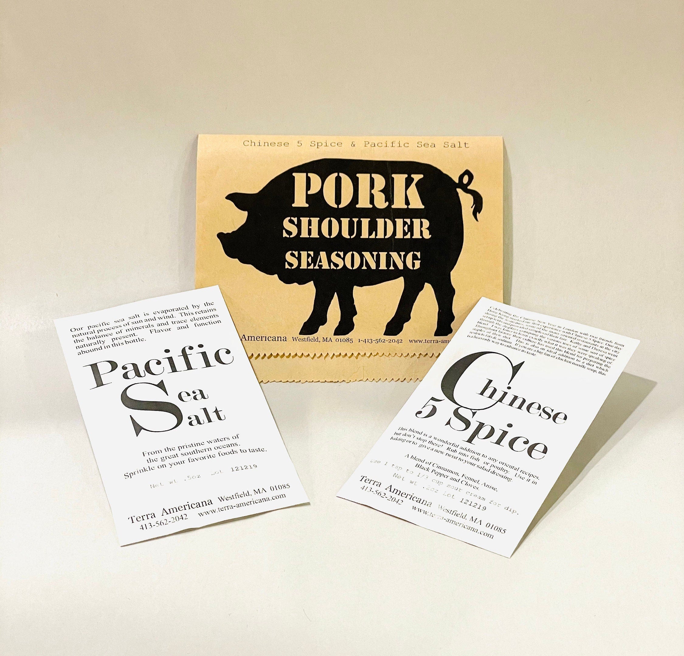 Recipe Kits for Pork, Poultry, Beef and Fish Terra Americana