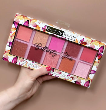 Matte & Shimmer Butterfly Blush Palette Bliss Dropship