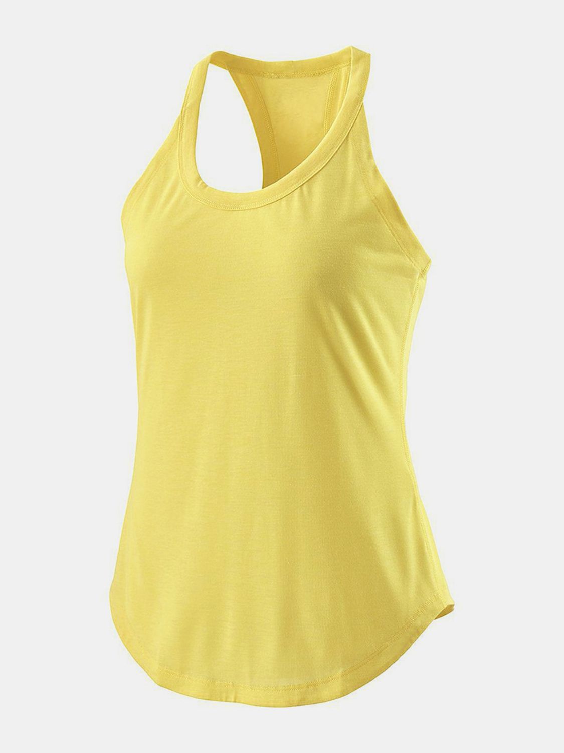 Scoop Neck Active Tank Trendsi