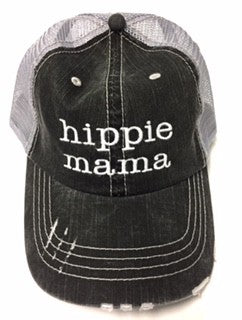 Hippe Mama Embroidered Hat Ocean and 7th