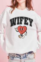 WIFEY HEART Graphic Sweatshirt BLUME AND CO.