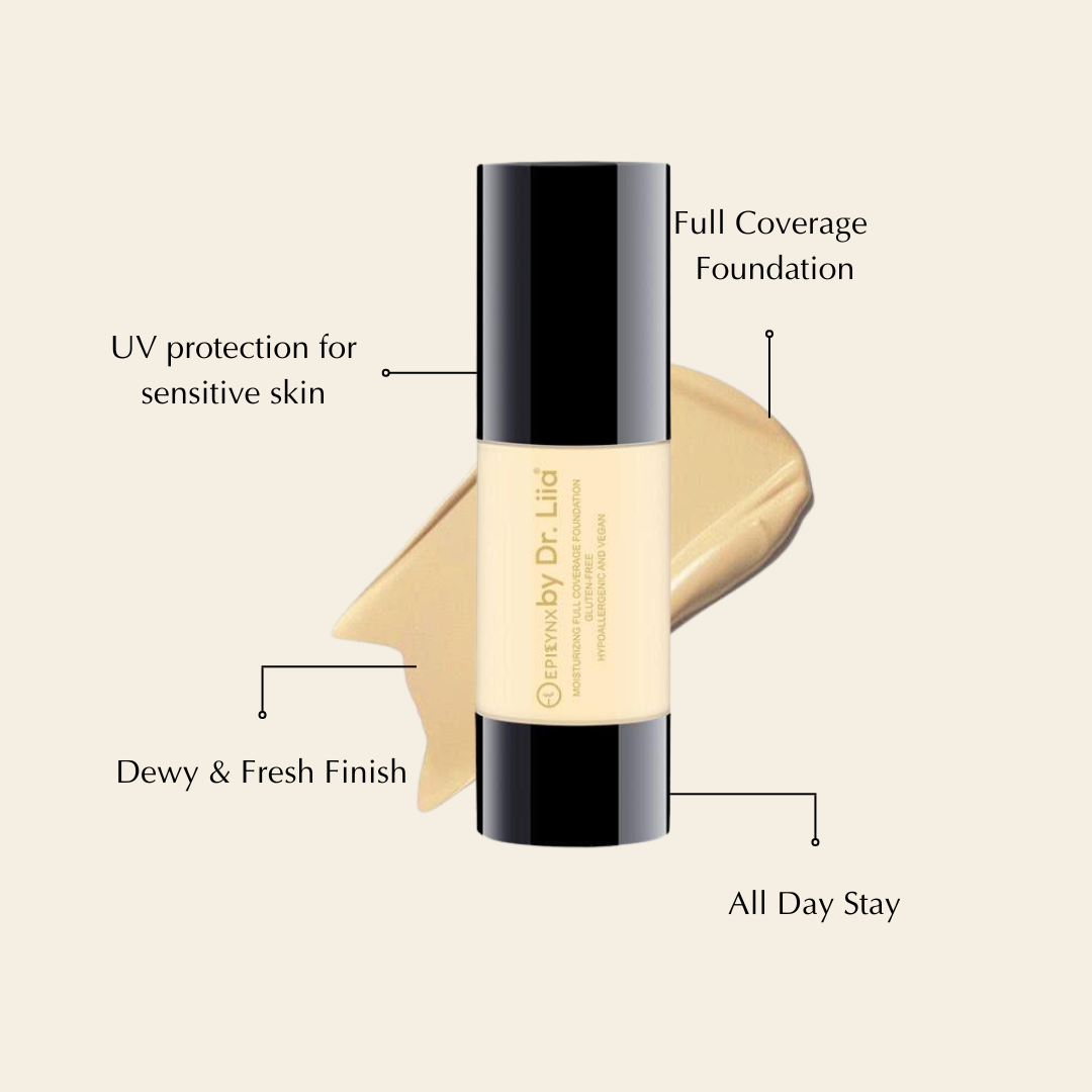 Full Coverage Foundation with SPF 15 - For Flawless Skin EpiLynx