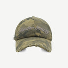Letter Graphic Camouflage Cotton Hat Trendsi