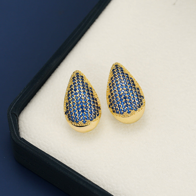 Zircon Teardrop Earring