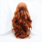 13*3" Lace Front Wigs Synthetic Long Wavy 24" 130% Density Trendsi