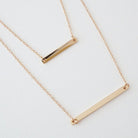 Layered Bar Necklace HONEYCAT Jewelry