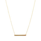 Classic Horizontal Bar Necklace HONEYCAT Jewelry