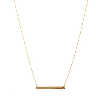 Classic Horizontal Bar Necklace HONEYCAT Jewelry