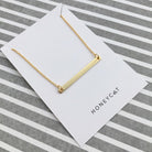 Classic Horizontal Bar Necklace HONEYCAT Jewelry