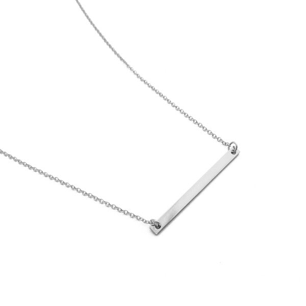 Classic Horizontal Bar Necklace HONEYCAT Jewelry