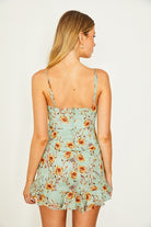 Floral Cami Mini Dress One and Only Collective Inc