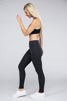 Active Leggings Featuring Concealed Pockets Ambiance Apparel