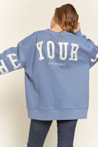 Be Yourself Sweatshirt Jade By Jane