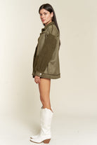 FAUX FUR AND SUEDE JACKET JJO5028 Jade By Jane