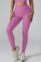 High Waist Active Leggings Trendsi