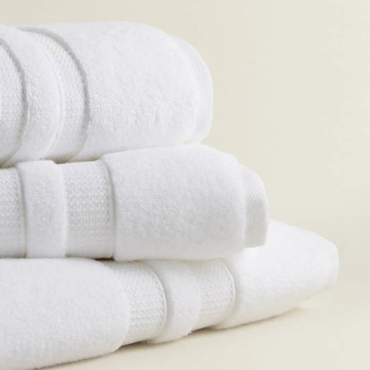 Cotton Bath Towel Pack of 2 - White beddingbag.com