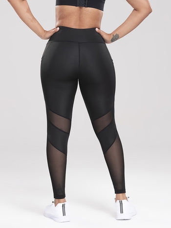 Pocketed High Waist Active Leggings Trendsi