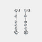 4 Carat Moissanite 925 Sterling Silver Earrings Trendsi