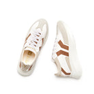 Free Soul 4 Women's White Low Cut Leather Sneakers | Handmade in Italy C.O.B. by Culture of Brave