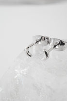 Mini Moon Stud Earrings HONEYCAT Jewelry