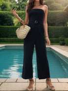 Tube Jumpsuit with Pockets Trendsi