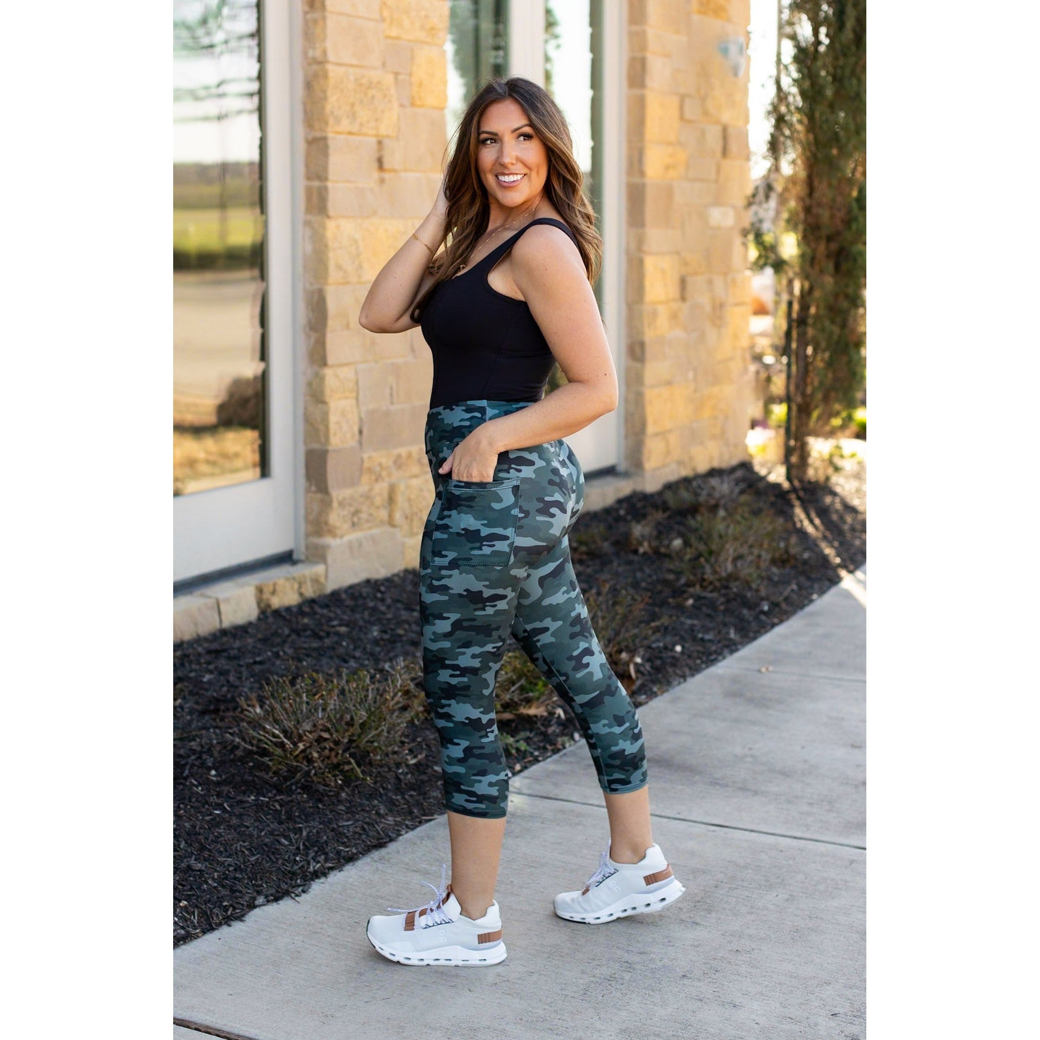 Ready to Ship | CAMO 2.0 CAPRI with POCKETS  - Luxe Leggings by Julia Rose®