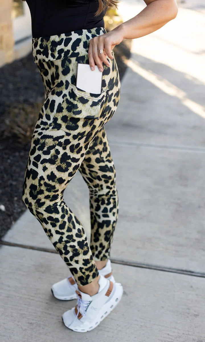 Brown Leopard Luxe Leggings Julia Rose