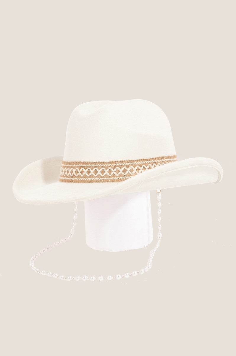 Fame Ornate Band Cowboy Hat Trendsi