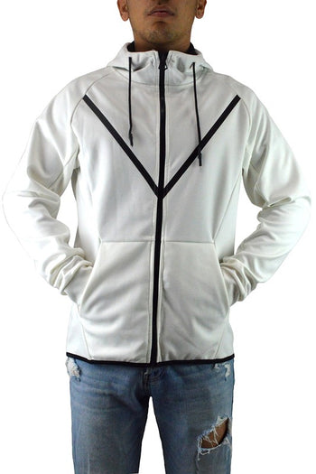 Weiv Men's Casual Full Zip Up Hoodie Sweatshirts WEIV