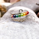 925 Sterling Silver Bead Wrap Ring Trendsi