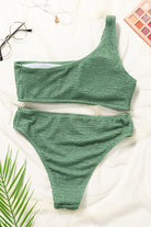 Single Shoulder Bikini Set Casual Chic Boutique