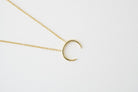 Crescent Horn Necklace HONEYCAT Jewelry