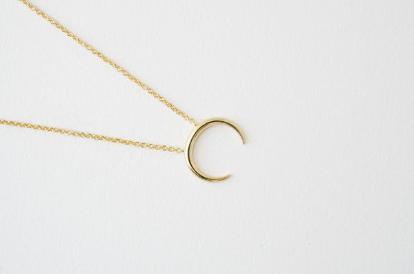 Crescent Horn Necklace HONEYCAT Jewelry