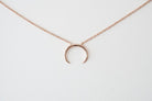 Crescent Horn Necklace HONEYCAT Jewelry