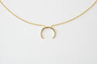 Crescent Horn Necklace HONEYCAT Jewelry