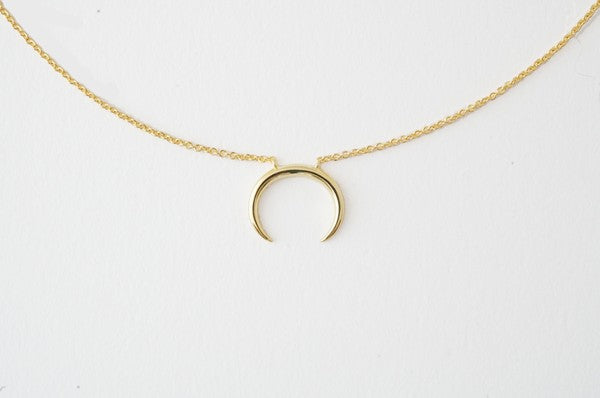 Crescent Horn Necklace HONEYCAT Jewelry