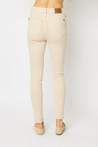 Judy Blue Full Size Garment Dyed Tummy Control Skinny Jeans Trendsi