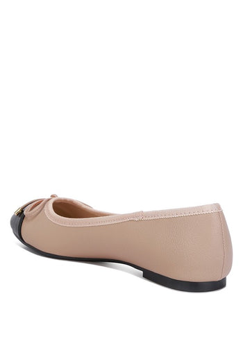 Minato Two Tone Ballet Flats Rag Company