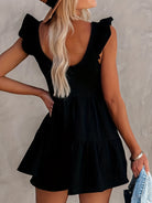 Full Size Ruffled Scoop Neck Sleeveless Romper Trendsi