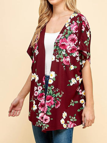 Women Floral Kimono Annva USA